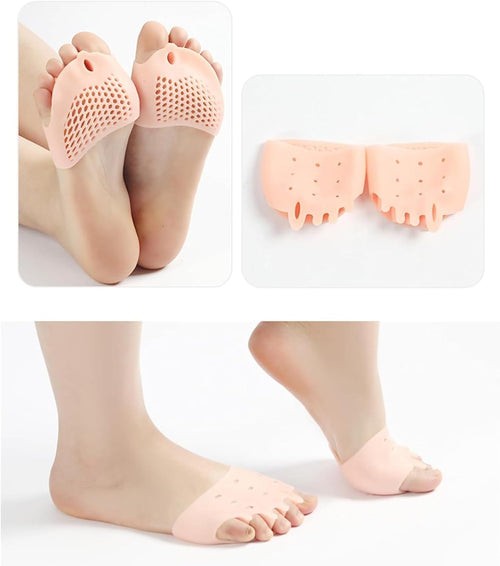 Almohadillas Terapéuticas separador de dedos de Silicona